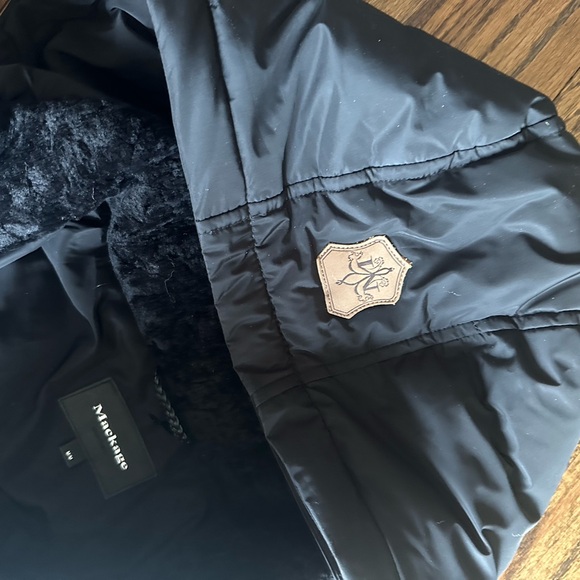 Mackage Women’s Down Coat with Leather Sleeves - Picture 5 of 5